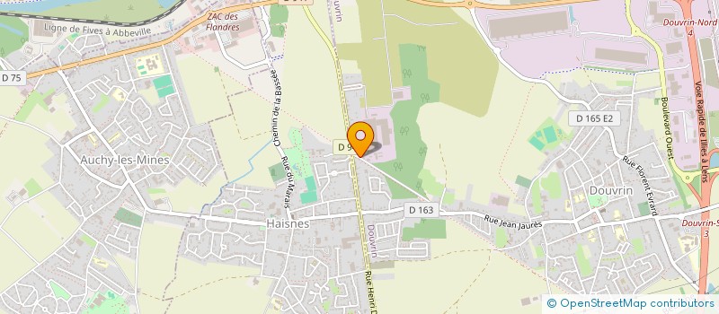 localisation de l'entreprise MONSIEUR JOHAN MOLLET  DOUVRIN