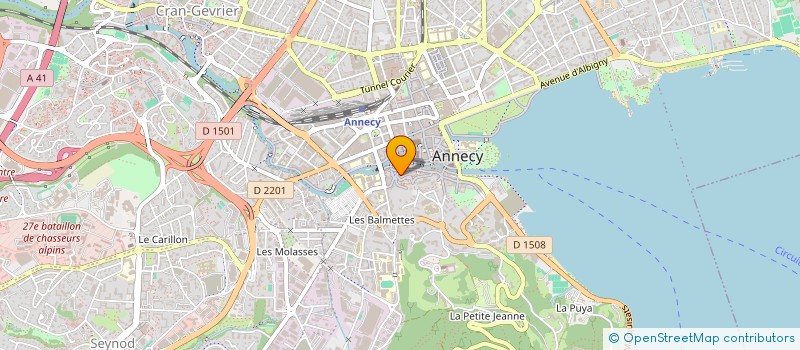 localisation de l'entreprise MONSIEUR JOHAN MONARD à ANNECY