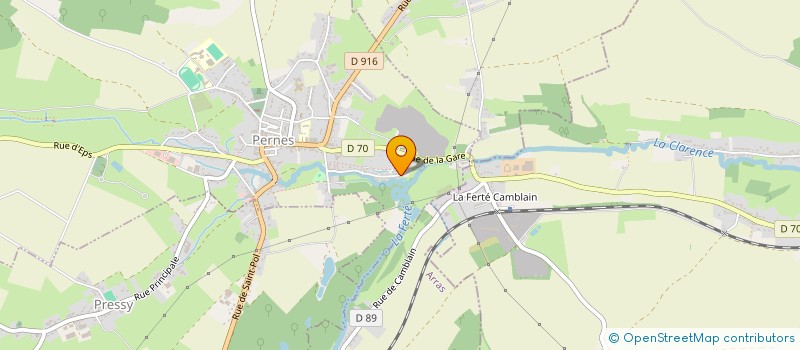 localisation de l'entreprise MONSIEUR JOHAN MONCHY  PERNES