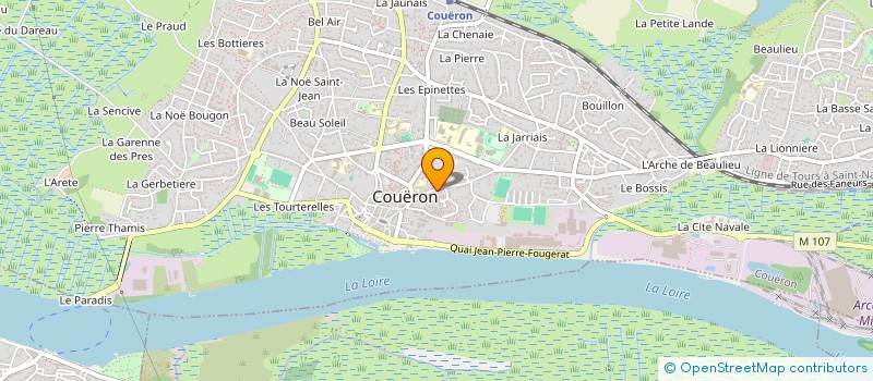 localisation de l'entreprise MONSIEUR JOHAN MORVANT  COUERON