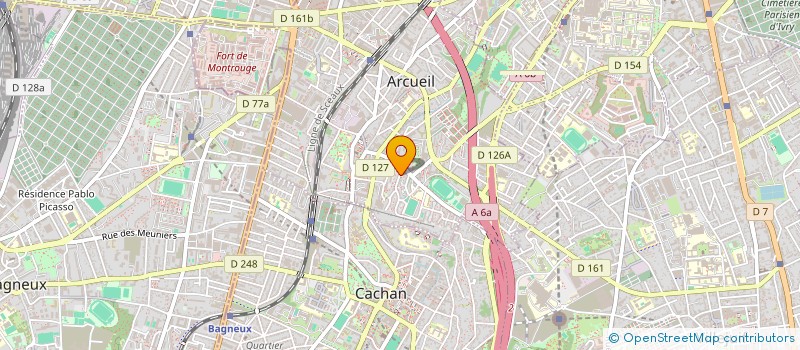 localisation de l'entreprise MONSIEUR JOHAN MOUE à ARCUEIL
