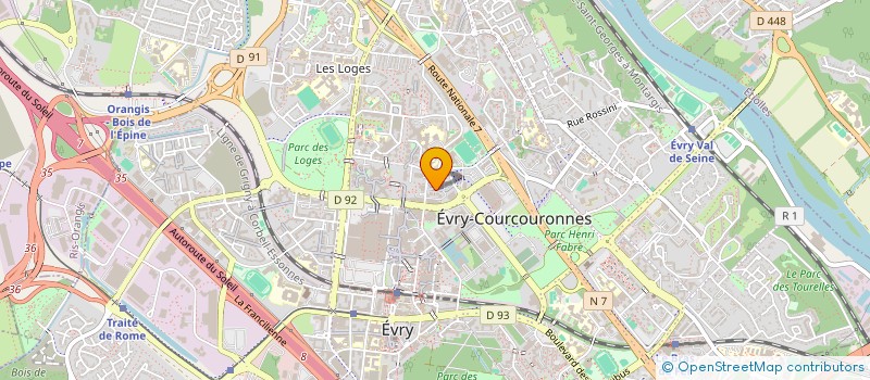 localisation de l'entreprise MONSIEUR JOHAN MUGERIN à EVRY-COURCOURONNES