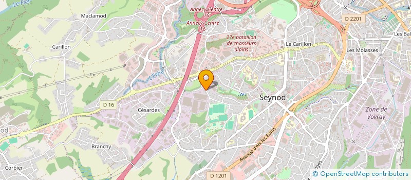 localisation de l'entreprise MONSIEUR JOHAN MUZEL  ANNECY