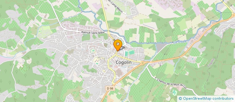 localisation de l'entreprise MONSIEUR JOHAN NIETO à COGOLIN