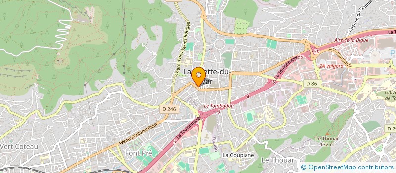 localisation de l'entreprise MONSIEUR JOHAN NOUWEN  LA VALETTE-DU-VAR