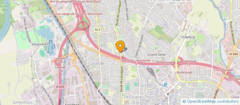 localisation de l'entreprise MONSIEUR JOHAN ODILLE  TOULOUSE