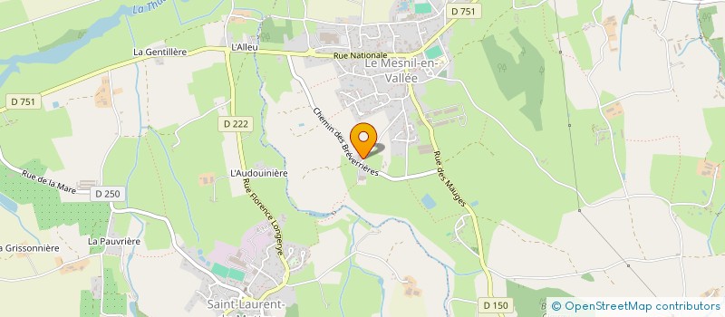 localisation de l'entreprise MONSIEUR JOHAN OGER  MAUGES-SUR-LOIRE