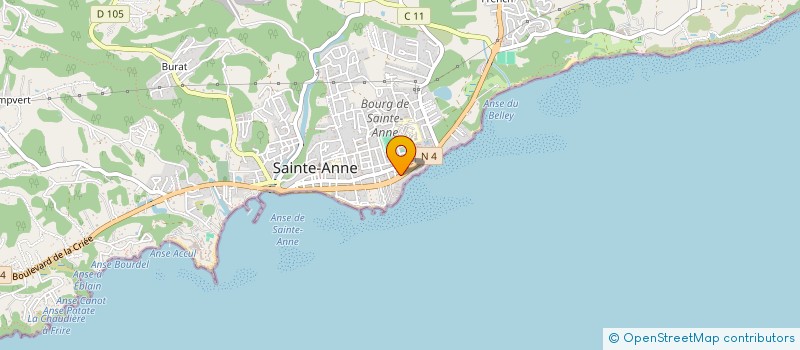 localisation de l'entreprise MONSIEUR JOHAN OHAYON  SAINTE-ANNE