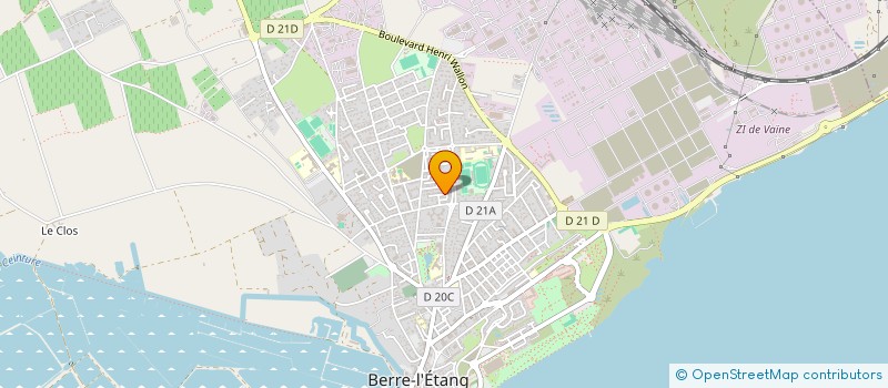 localisation de l'entreprise MONSIEUR JOHAN P à BERRE-L'ETANG