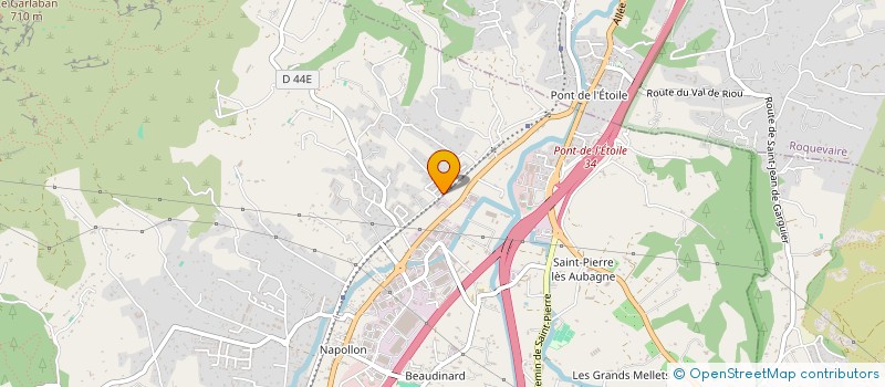 localisation de l'entreprise MONSIEUR JOHAN PACHECO à AUBAGNE