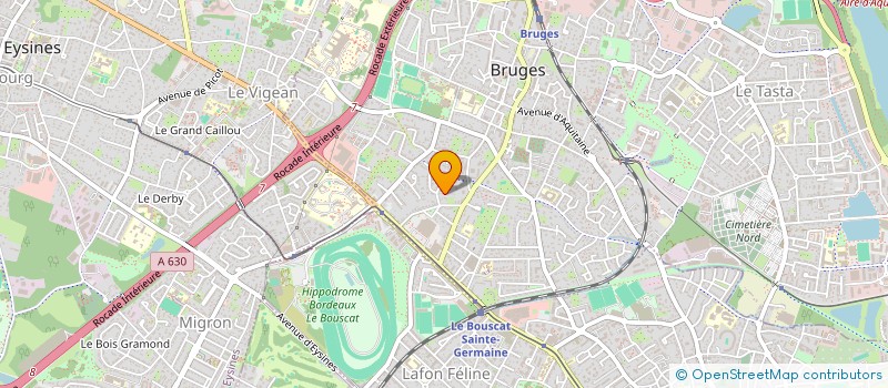 localisation de l'entreprise MONSIEUR JOHAN PECHARD  BRUGES