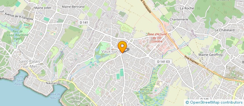 localisation de l'entreprise MONSIEUR JOHAN PELUCHON  VAUX-SUR-MER