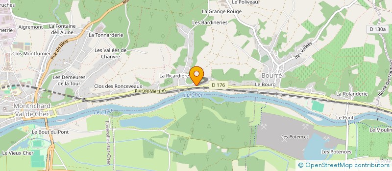 localisation de l'entreprise MONSIEUR JOHAN PERIGAULT  MONTRICHARD-VAL-DE-CHER