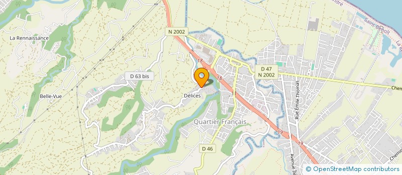 localisation de l'entreprise MONSIEUR JOHAN PERRAULT  SAINTE-SUZANNE