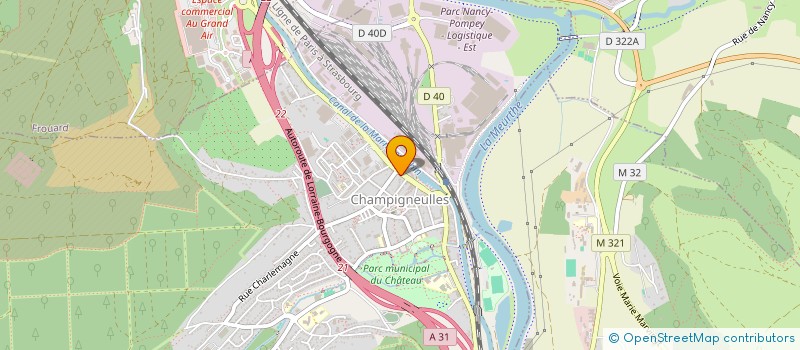localisation de l'entreprise MONSIEUR JOHAN PERROT  CHAMPIGNEULLES