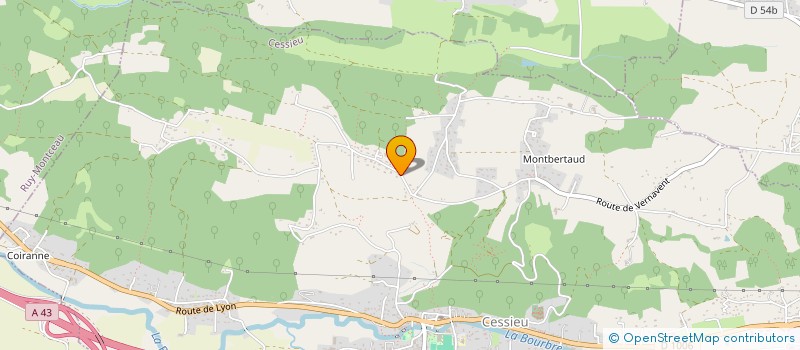 localisation de l'entreprise MONSIEUR JOHAN PETRAU  CESSIEU