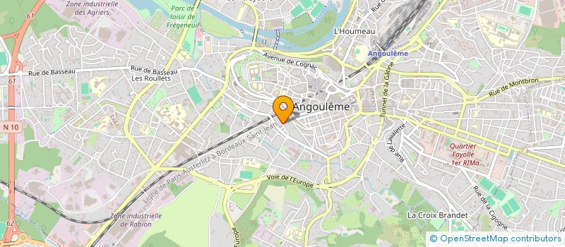 localisation de l'entreprise MONSIEUR JOHAN PIA à ANGOULEME