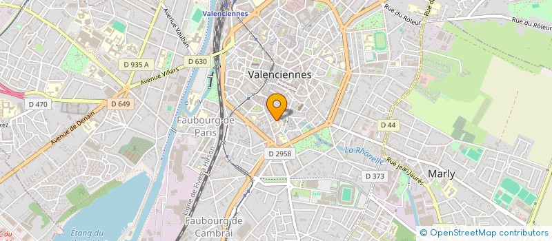 localisation de l'entreprise MONSIEUR JOHAN-PIERRE BAULOY à VALENCIENNES