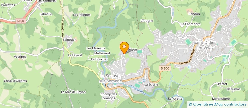 localisation de l'entreprise MONSIEUR JOHAN PIERRE DUTERTE à LA SEAUVE-SUR-SEMENE