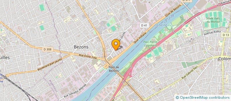 localisation de l'entreprise MONSIEUR JOHAN PILON  BEZONS