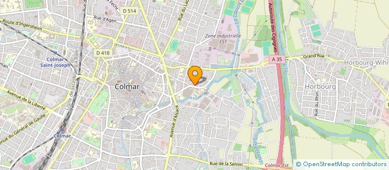 localisation de l'entreprise MONSIEUR JOHAN PINO à COLMAR