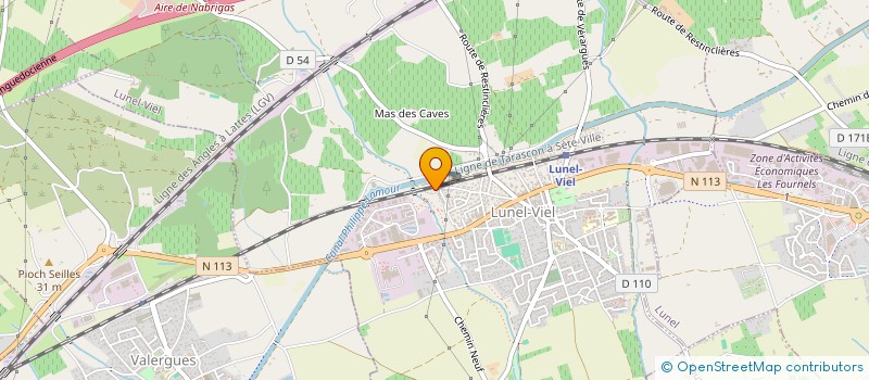 localisation de l'entreprise MONSIEUR JOHAN PINTO  LUNEL-VIEL