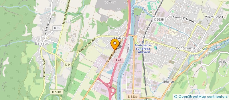 localisation de l'entreprise MONSIEUR JOHAN PIRODON  BARRAUX