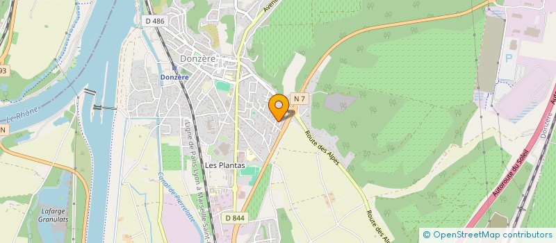 localisation de l'entreprise MONSIEUR JOHAN PLASSE  DONZERE