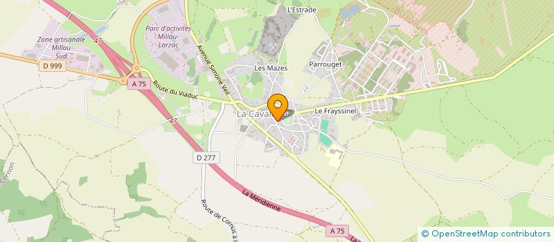 localisation de l'entreprise MONSIEUR JOHAN POUGET  LA CAVALERIE