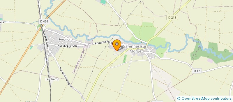 localisation de l'entreprise MONSIEUR JOHAN POULAIN  VARENNES-SUR-MORGE