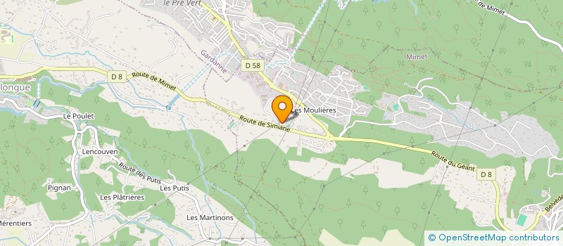 localisation de l'entreprise MONSIEUR JOHAN POULOS  MIMET