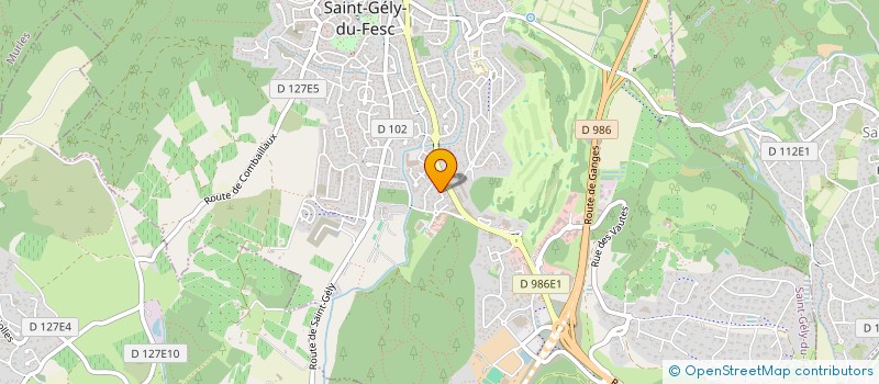 localisation de l'entreprise MONSIEUR JOHAN PUY-VIALETTES  SAINT-GELY-DU-FESC