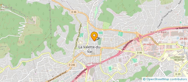 localisation de l'entreprise MONSIEUR JOHAN QUIMEBY  LA VALETTE-DU-VAR