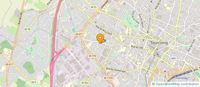 localisation de l'entreprise MONSIEUR JOHAN QUIN  TOURCOING