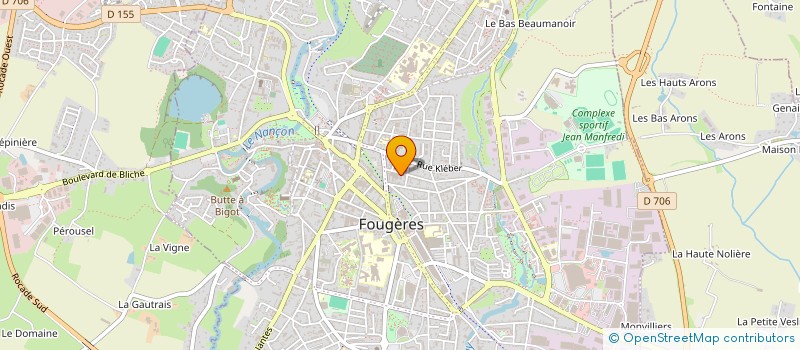 localisation de l'entreprise MONSIEUR JOHAN RAMEAU à FOUGERES