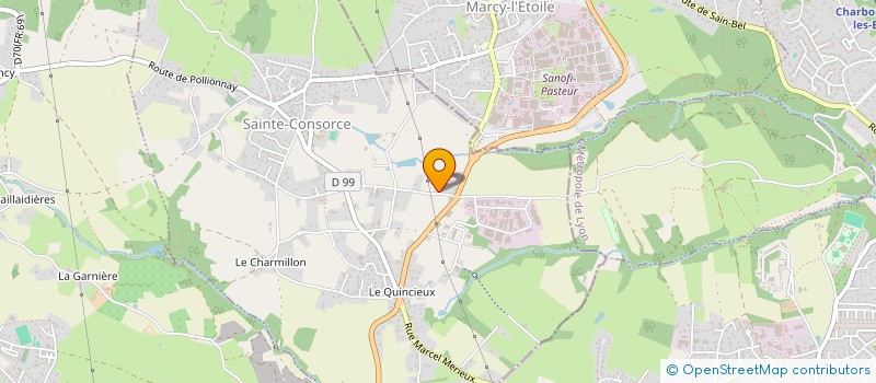 localisation de l'entreprise MONSIEUR JOHAN RAVIT à SAINTE-CONSORCE