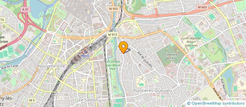 localisation de l'entreprise MONSIEUR JOHAN REBEL  METZ