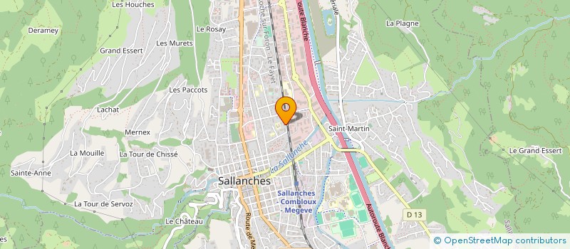 localisation de l'entreprise MONSIEUR JOHAN RECH  SALLANCHES