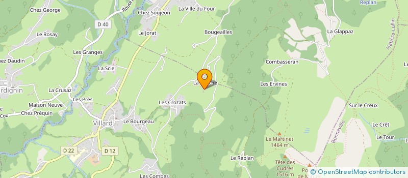 localisation de l'entreprise MONSIEUR JOHAN REMY FRANCOIS DEMARIS  VILLARD