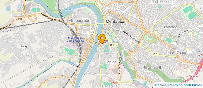 localisation de l'entreprise MONSIEUR JOHAN RENNES  MONTAUBAN