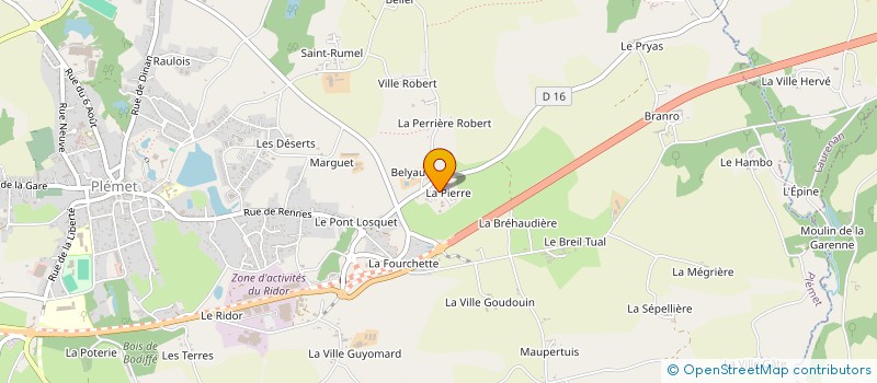 localisation de l'entreprise MONSIEUR JOHAN RIVALLAN à PLEMET