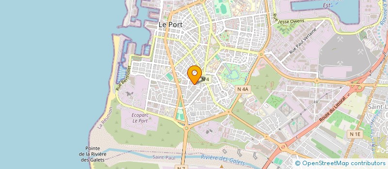localisation de l'entreprise MONSIEUR JOHAN RIVIERE  LE PORT