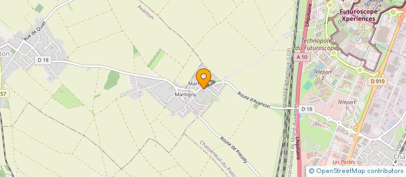 localisation de l'entreprise MONSIEUR JOHAN ROGEON  CHASSENEUIL-DU-POITOU