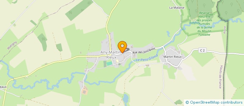 localisation de l'entreprise MONSIEUR JOHAN ROUSSEAUX  ANY-MARTIN-RIEUX