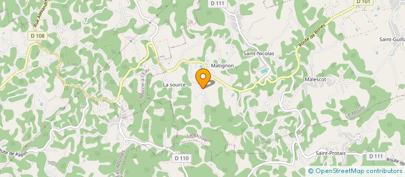 localisation de l'entreprise MONSIEUR JOHAN ROUX à LE MOULE