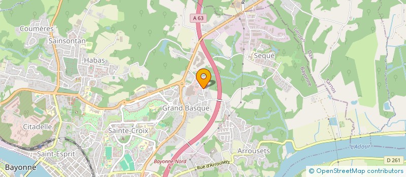 localisation de l'entreprise MONSIEUR JOHAN RUIZ BURITICA à BAYONNE