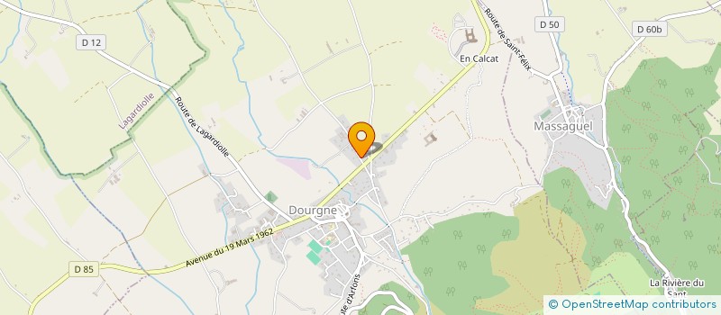 localisation de l'entreprise MONSIEUR JOHAN SABY  DOURGNE