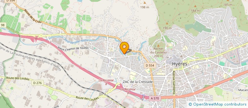 localisation de l'entreprise MONSIEUR JOHAN SALHI  HYERES