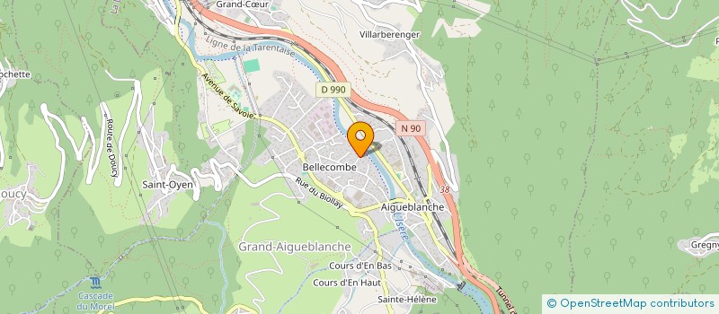 localisation de l'entreprise MONSIEUR JOHAN SANTON  GRAND-AIGUEBLANCHE