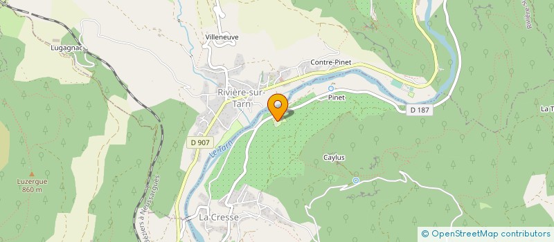 localisation de l'entreprise MONSIEUR JOHAN SCHARP  LA CRESSE